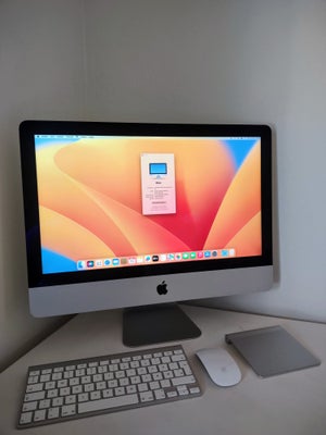 iMac, 21,5" 2017, 2,3 GHz, 8 GB ram, 256 GB harddisk, Perfekt, iMac er i perfekt stand, alt fungerer