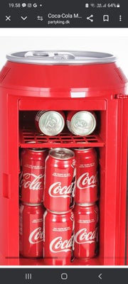 Mini Cooler, andet mærke Coca-Cola-minikøleskab, 12 liter, b: 28 h: 47, Næsten nyt Coca-Cola-minikøl