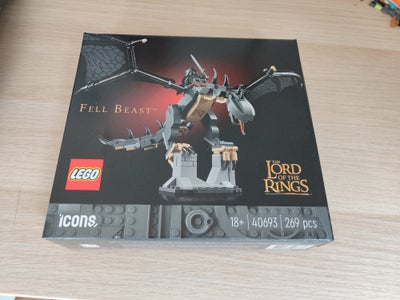 Lego andet, 40693 Fell Beast, Uåbnet. Specialsæt som ikke sælges i alm salg. Sendes for 50 kr