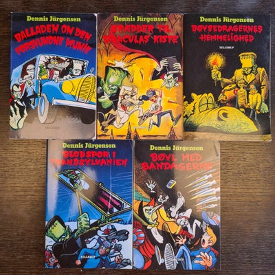 Freddy-serien, Dennis Jürgensen, Jeg sælger her alle 5 bøger i serien om Freddy. Bøgerne er i rigtig