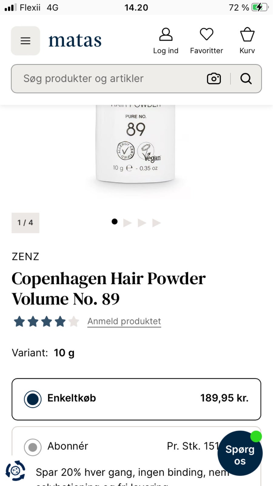 Hårpleje og tilbehør, Volume Hair Powder, Zenz