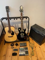 Blandet guitar set up, Cort, supreme og crate Ukendt