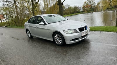 BMW 318d, 2,0, Diesel, 2007, km 300000, sølvmetal, klimaanlæg, aircondition, ABS, airbag, 4-dørs, ce