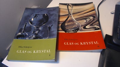 Glas, Glas & Krystal Bind 1 & 2   1962, Sælges samlet kr. 100.

Glas og Krystal i 2 bind fra 1962 på