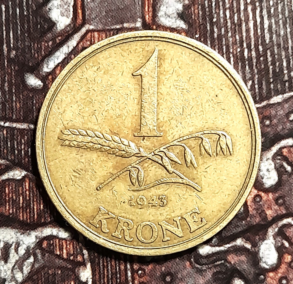 Danmark, mønter, 1943 !!