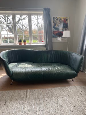Sofa, læder, anden størrelse , De Sede, DS 102 by Mathias Hoffmann for De Sede. Læder, patineret. Fa
