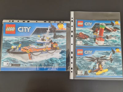 Lego City, 60167 Coast Guard Headquarter, Komplet Lego City 60167 sæt, inkl. vejledning, men UDEN ÆS