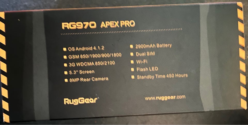 Andet mærke RugGear Apex PRO RG970, God