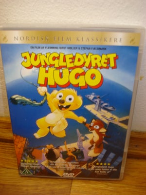 Jungledyret Hugo 1-3, instruktør  Flemming Quist Møller & Stefan Fjeldmark, DVD, animation, Udgået d