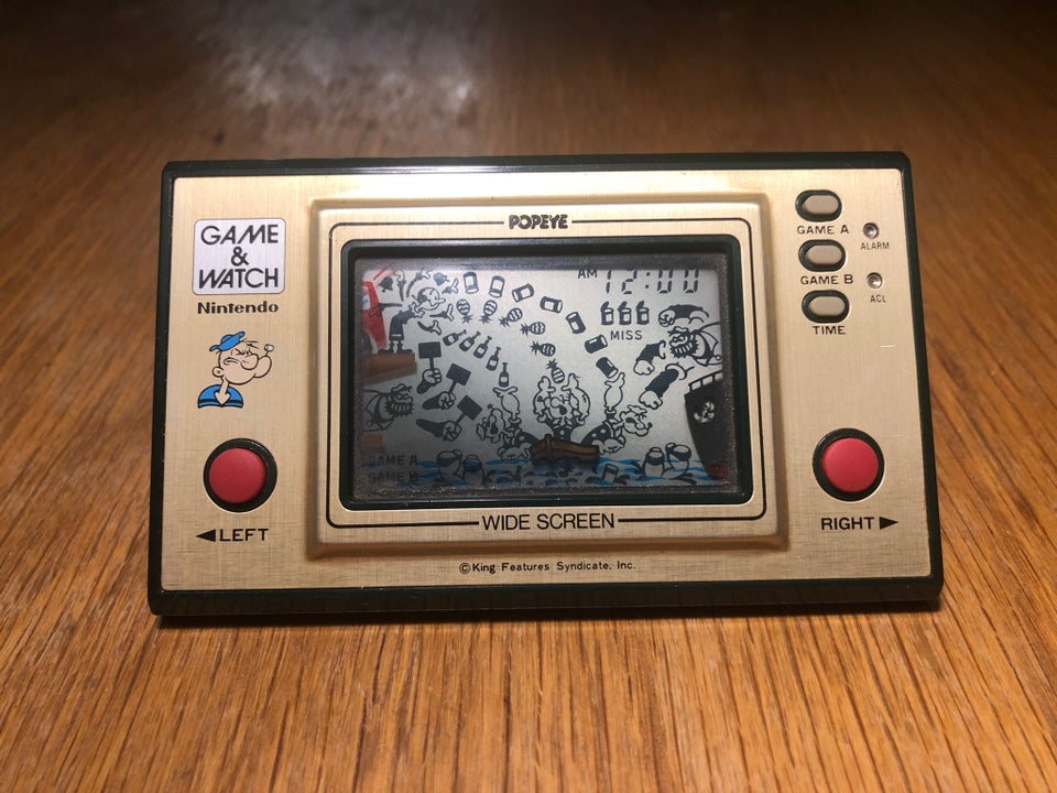 Popeye, Game and watch