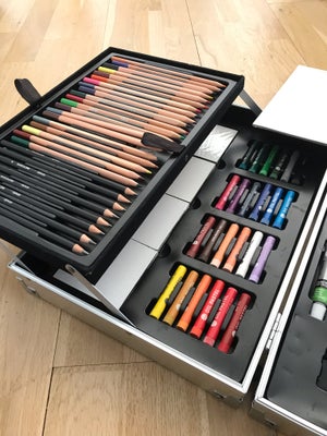 Malesæt, Complete artist kit, En super dejlige kuffert med div. effekter minus blyantspidseren

