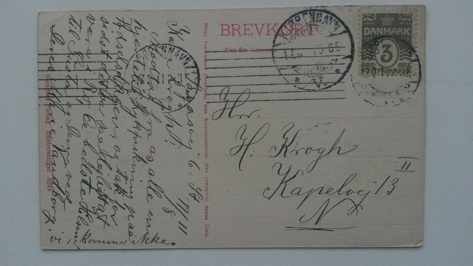 Postkort, Gammelt fra Frederiksberg