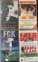 Dokumentar, 4 fodboldfilm på VHS