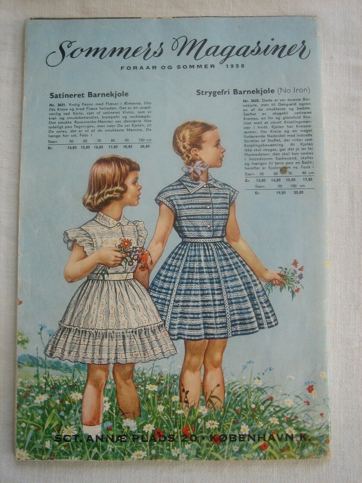 Sommers Magasiner katalog 1958, emne: mode