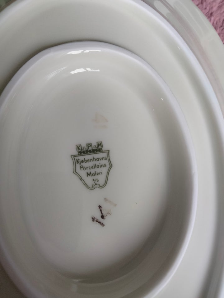 Porcelæn, Sovseskål, Rosenborg. Kjøbenhavns Porcellains