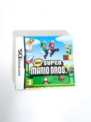 New Super Mario Bros DS, Nintendo DS, Komplet med manual

Kan sendes med:
DAO for 42 kr.
GLS for 44 