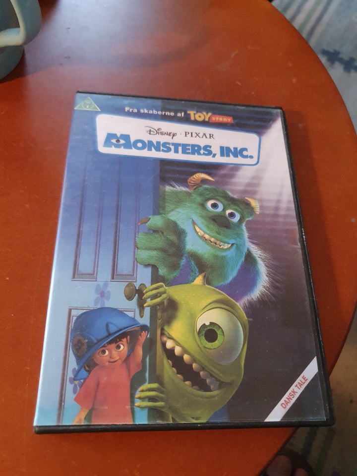 Monsters Inc., DVD, animation