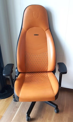 Kontorstol, Noble Gaming Chair - ICON, Noblechairs ICON Real Leather Cognac / Black

Få og små slidm