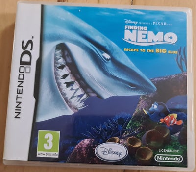 Finding Nemo - Escape to the BIG blue, Nintendo DS, Jeg sælger Nintendo DS Disney Pixar: Finding Nem