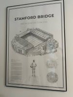 Plakat
Stamford Bridge fodbold stadion
H: 100 c...