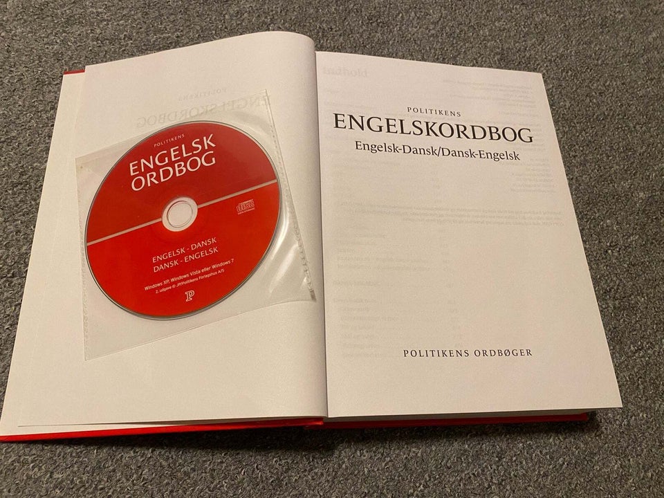 Engelsk-dansk ordbog med CD, Politikens ordbøger