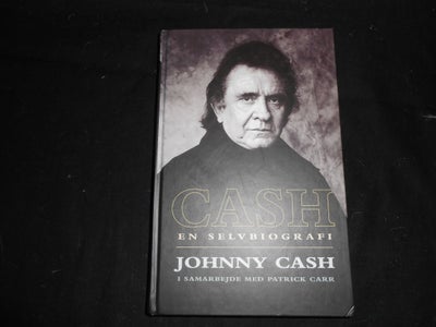 Cash en selvbiografi , Johnny Cash -Patrick Carr, Bogen er en Hardbag og som ny og ulæst