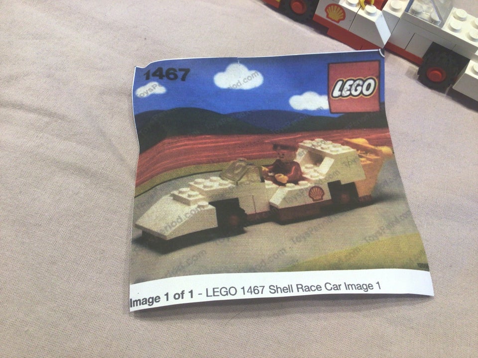 Lego andet, 1467 - Shell Race Car
