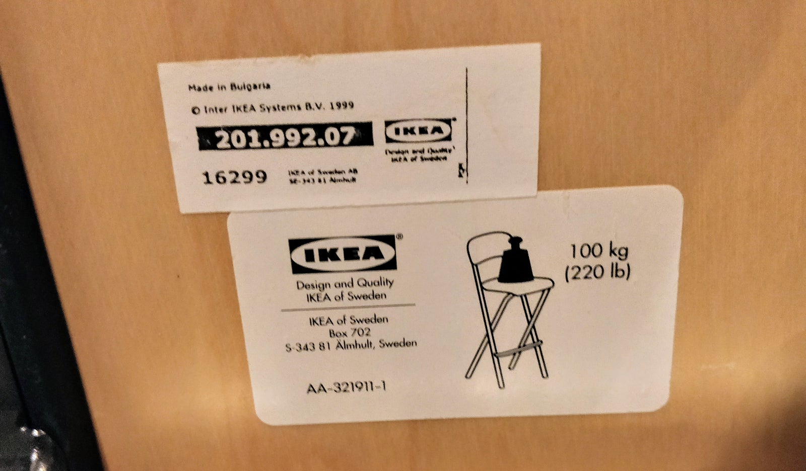 Barstol, Ikea
