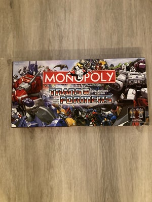 Monopoly transformers, brætspil, Collector’s edition Monopoly the Transformers more than meets the E