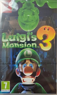 Luigi's Mansion 3, Nintendo Switch, Sælger uåbnet Luigi's Mansion 3 Nintendo Switch. Kvittering have
