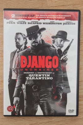 Django Unchained, instruktør Quentin Tarantino, DVD, drama, I god stand.
Køber du mindst to film, ka