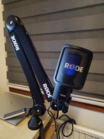 SOLGT Mikrofon med boom arm, Røde NT-USB Plus // PSA1 Plus