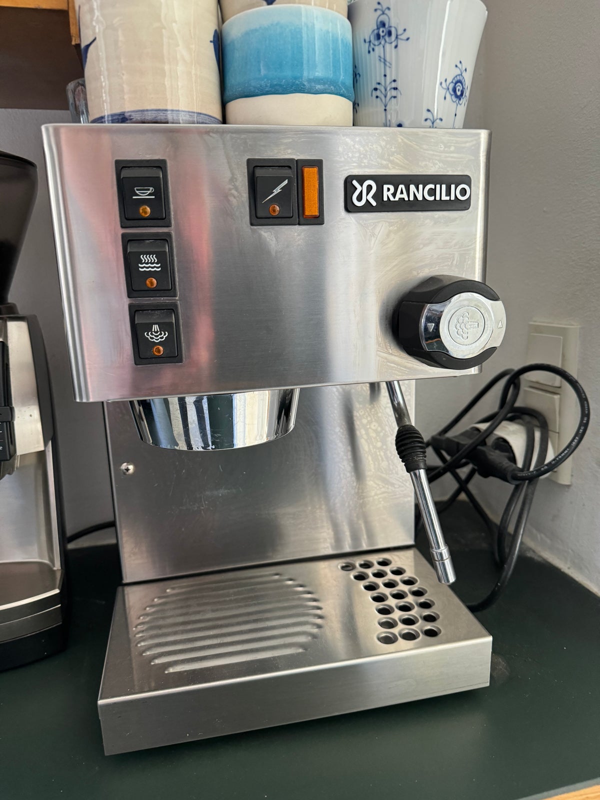 Espressomaskine + kværn , Rancilio + Mahlkönig