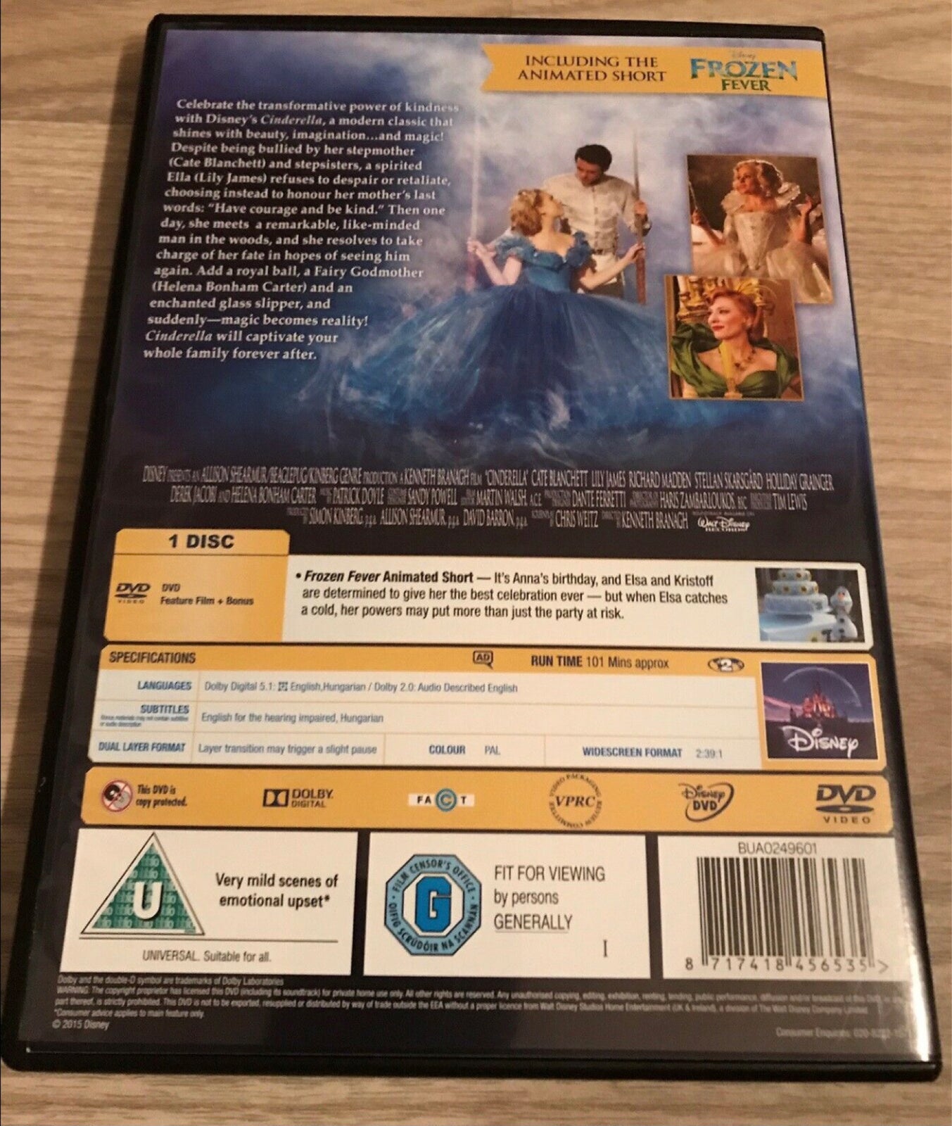 Cinderella, DVD, eventyr