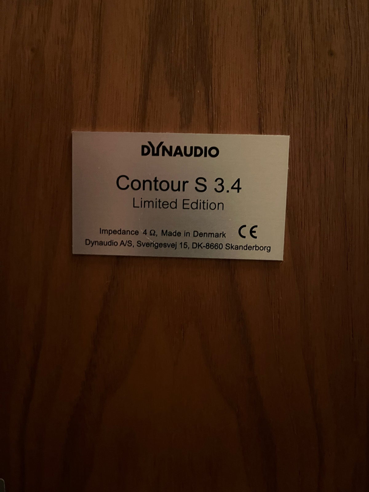 Højttaler, Dynaudio, Contour S 3.4 LE