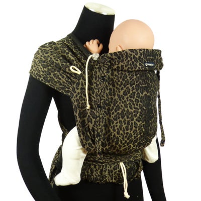 Bæresele, Didymos, Model: DidyKlick. 
Kan benyttes til mave-mod-mave, hofte og rygbæring.
Er som ny,