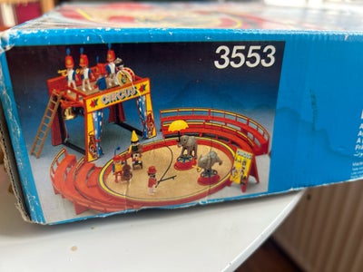 Legetøj, Playmobil cirkus 3553, Fint sæt fra omkring 1980, der mangler en elefant, du får tilgengæld