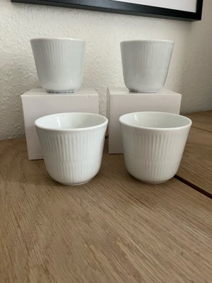 Porcelæn, Kop, Royal Copenhagen, White Fluted Mug, stjerneskud 26 CL

Der sælges 6 stk i alt (behøve