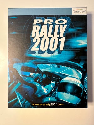Pro Rally 2001, til pc, racing, Pro Rally 2001

Big box udgave - udgivet af Ubi Soft i 2001.

Fin st