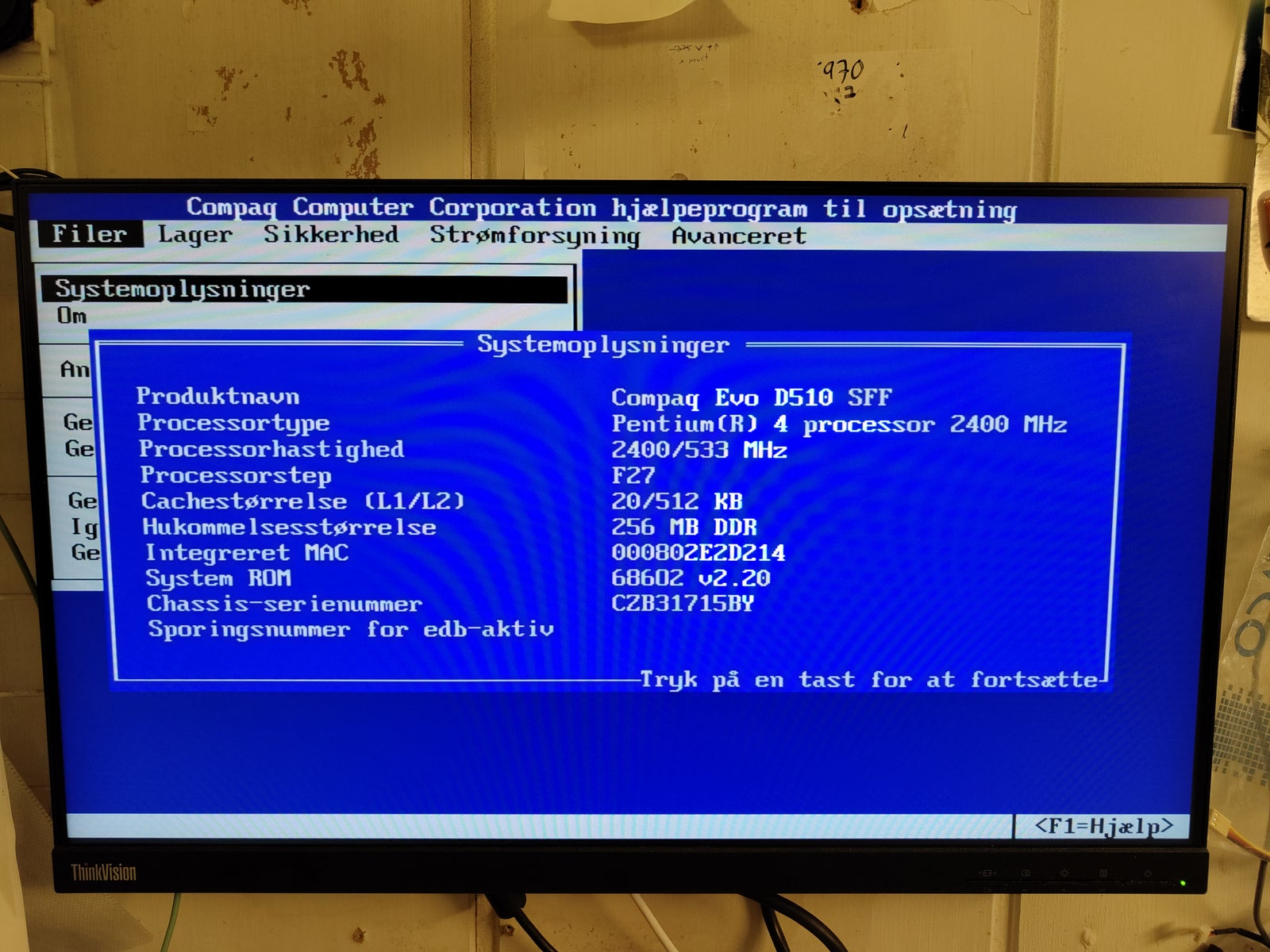 Compaq, EVO Windows 98SE Retro PC, 2,4 Ghz