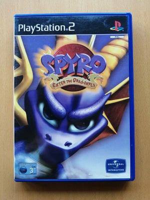 Spyro: Enter The Dragonfly, PS2, Komplet med manual