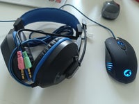 Headset, og gaming-mus