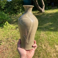 Vase, Stor vase med celadonglasur