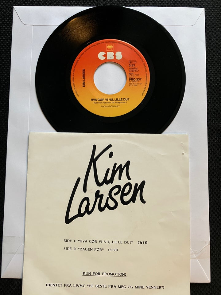 Single, Kim Larsen , Hva gør vi nu