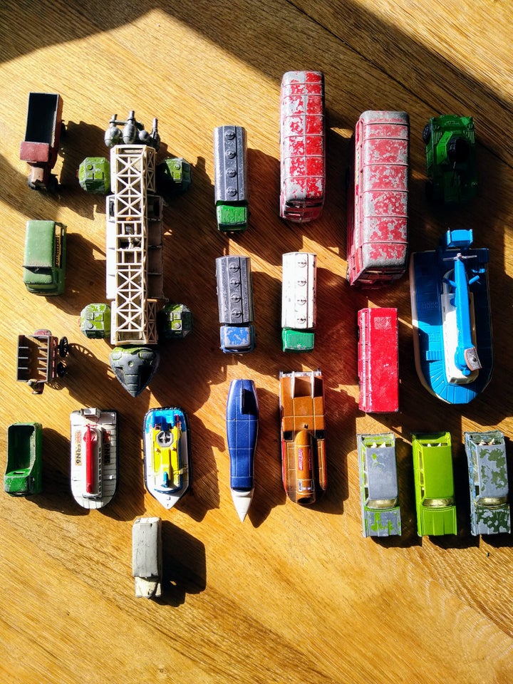 Modelbil, 22 Matchbox + assorteret Biler, luftpudefartøj