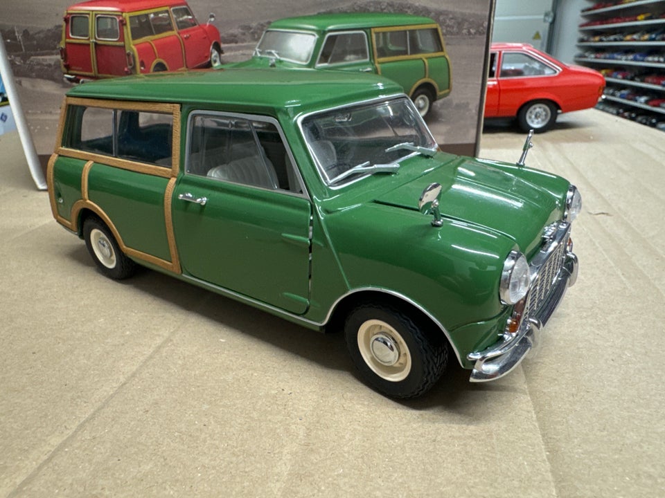 Modelbil, Morris Mascot Mini Traveller Estate 1/18, skala