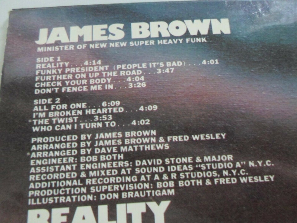 LP, James Brown, REALITY (1974)