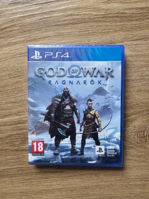 God of war ragnarok til ps4 nyt I folie., PS4, God of war ragnarok til ps4 nyt I folie.

Prisen er f