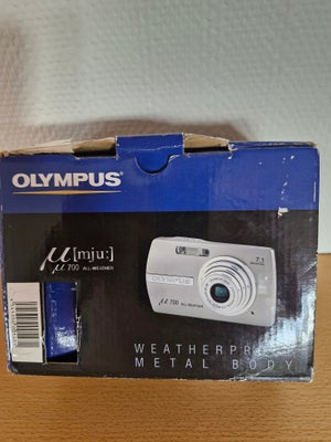 Fotografiapparat, Olympus, U 700 all-wearher, God, Sendes ikke 
(MED BATTERIER)