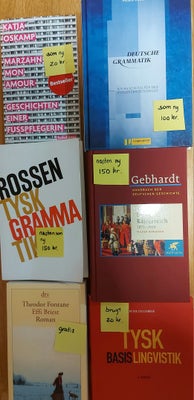 tysk studiebøger, Rossen - Gebhardt, år 2018, 5. udgave, Tyske studiebøger til bachelor studiet. God